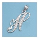 Load image into Gallery viewer, CZ INITIAL PENDANTS