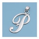 Load image into Gallery viewer, SILVER INITIAL PENDANT