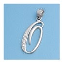 Load image into Gallery viewer, CZ INITIAL PENDANTS