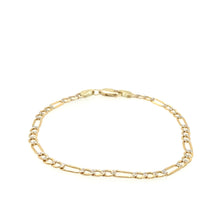 Load image into Gallery viewer, 10k Gold Figaro Bracelet