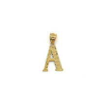 Load image into Gallery viewer, 10k Gold Initial Pendant .