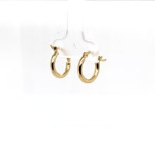Load image into Gallery viewer, 10k Gold Solid Hoops .