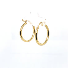 Load image into Gallery viewer, 10k Gold Solid Hoops .