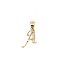 Load image into Gallery viewer, 14k Gold Letter Pendant .