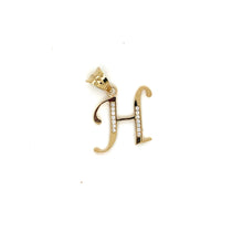 Load image into Gallery viewer, 14k Gold Letter Pendant .