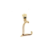 Load image into Gallery viewer, 14k Gold Letter Pendant .
