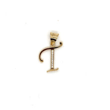 Load image into Gallery viewer, 14k Gold Letter Pendant .