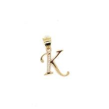 Load image into Gallery viewer, 14k Gold Letter Pendant .