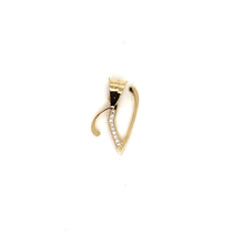 Load image into Gallery viewer, 14k Gold Letter Pendant .