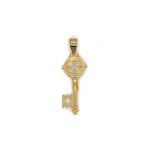 Load image into Gallery viewer, 10k Gold Saint Benedict Key Pendant .