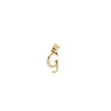 Load image into Gallery viewer, 14k Gold Letter Pendant .