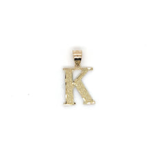 Load image into Gallery viewer, 10k Gold Initial Pendant .