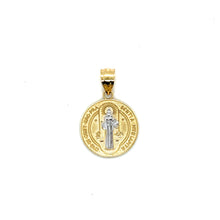 Load image into Gallery viewer, 10k Gold Saint Benedict Pendant .