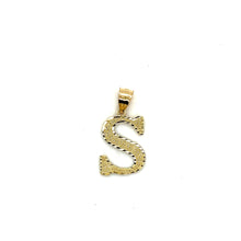 Load image into Gallery viewer, 10k Gold Letter Pendant
