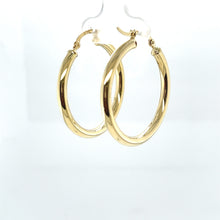 Load image into Gallery viewer, 10k Gold Round Hoops  .