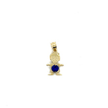 Load image into Gallery viewer, 10k Gold Boy BirthStone Pendant