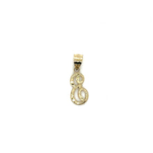 Load image into Gallery viewer, 10k Gold Cursive Letter Pendant