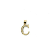 Load image into Gallery viewer, 10k Gold Initial Pendant .