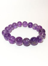 Load image into Gallery viewer, Natural Stone Amethyst Crystal Bracelet