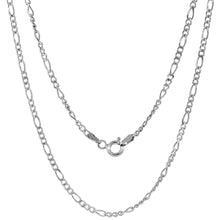 Load image into Gallery viewer, Sterling Silver Figaro Link Chain