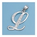 Load image into Gallery viewer, CZ INITIAL PENDANTS