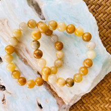 Load image into Gallery viewer, Natural Stone Yellow Agata Bracelet