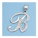 Load image into Gallery viewer, CZ INITIAL PENDANTS