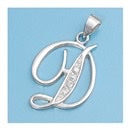 Load image into Gallery viewer, CZ INITIAL PENDANTS