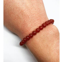 Load image into Gallery viewer, Natural Stone Carnelian Bracelet