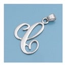 Load image into Gallery viewer, SILVER INITIAL PENDANT
