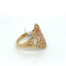 Load image into Gallery viewer, 14K Gold Saint Jude Swirl Ring .