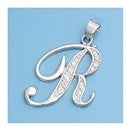 Load image into Gallery viewer, CZ INITIAL PENDANTS