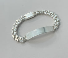 Load image into Gallery viewer, Sterling Silver Link ID 7" Bracelet