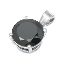 Load image into Gallery viewer, Sterling Silver Lavender CZ Pendant