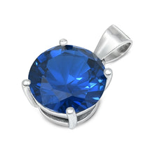 Load image into Gallery viewer, Sterling Silver Lavender CZ Pendant