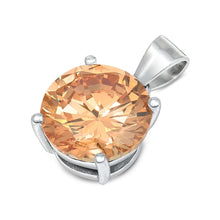 Load image into Gallery viewer, Sterling Silver CZ Pendant
