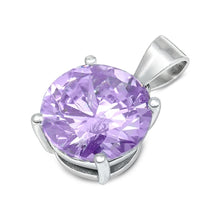 Load image into Gallery viewer, Sterling Silver CZ Pendant