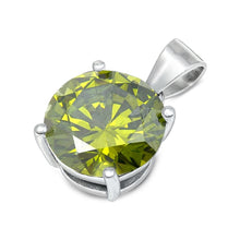 Load image into Gallery viewer, Sterling Silver CZ Pendant