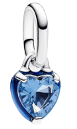 Load image into Gallery viewer, EM091 Charm Corazon Azul, Negro