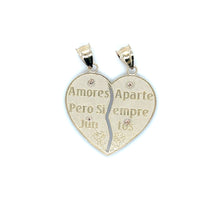 Load image into Gallery viewer, 14K Gold Our Lady of Guadalupe Breakable Heart Pendant .