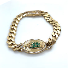 Load image into Gallery viewer, 14k Gold Our Lady of Guadalupe Bracelet .