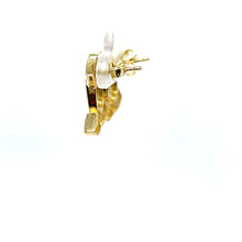 Load image into Gallery viewer, 10k Gold CC Earrings .