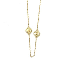 Load image into Gallery viewer, 10k Gold Clover Necklace