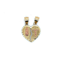 Load image into Gallery viewer, 10k Gold Breakable Heart Pendant .