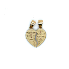 Load image into Gallery viewer, 10k Gold Breakable Heart Pendant .