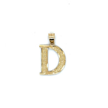 Load image into Gallery viewer, 10k Gold Letter Pendant