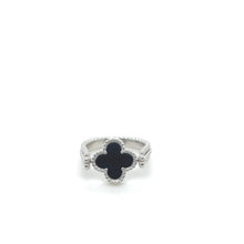 Load image into Gallery viewer, Sterling Silver Black VCA Ring