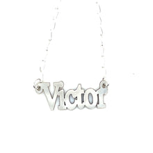 Load image into Gallery viewer, Sterling Silver Personalized Name Necklace