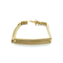 Load image into Gallery viewer, 14k Gold Cuban Pave ID Bracelet .