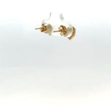 Load image into Gallery viewer, 14k Gold Nugget Heart Earrings